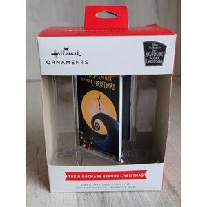 Hallmark Nightmare Before Christmas VHS ornament Xmas